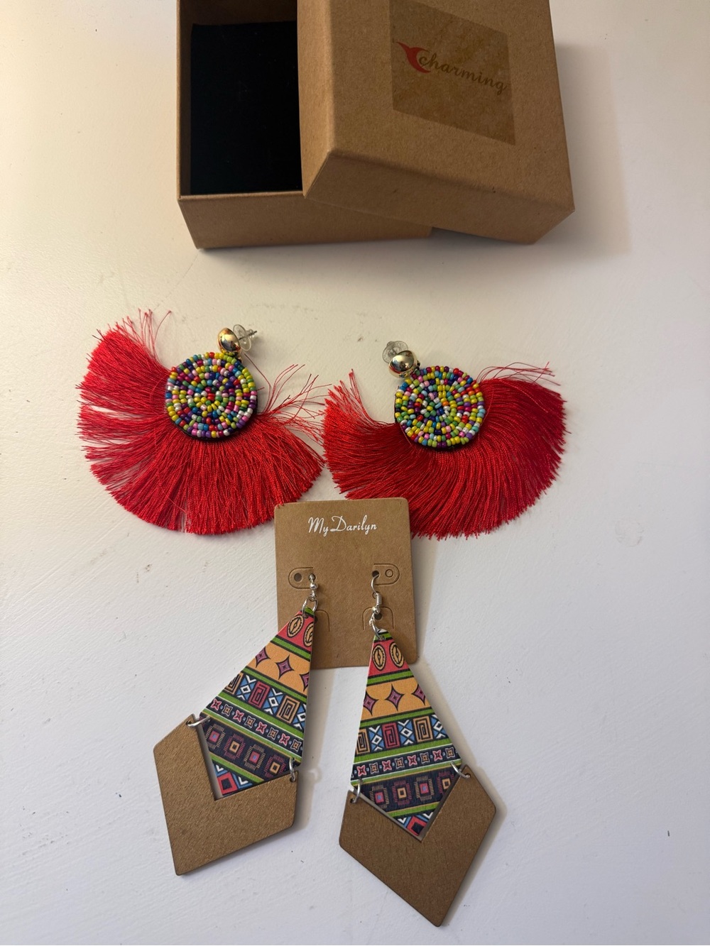 Statement Earring Lot 2pr